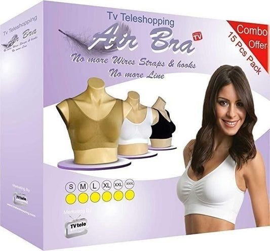 Womens Multicolor Air Bra (Pack of 3) - Cheap bazar