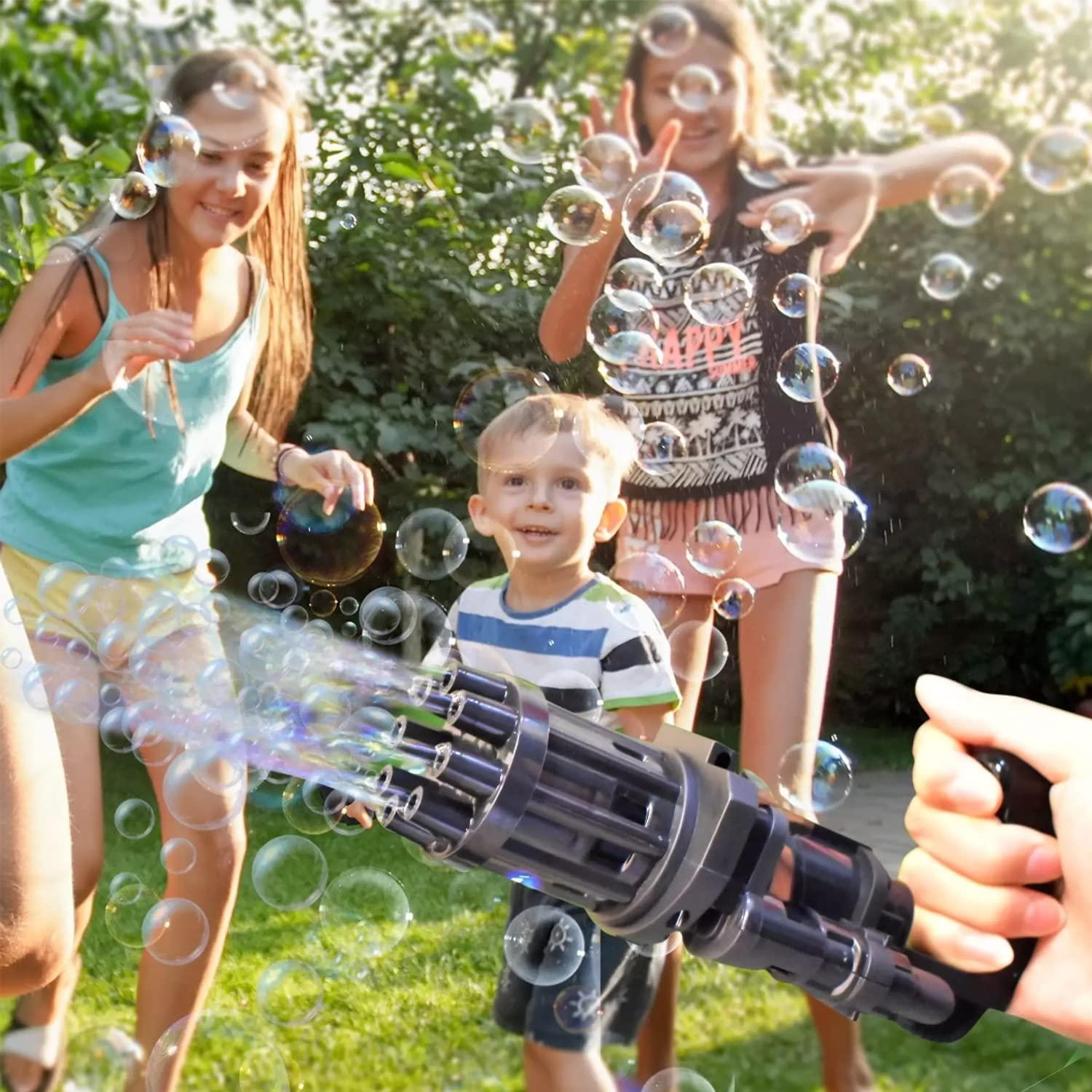 Rocket Launcher Electric Bubble Machine Gun for Toddlers Toys - Cheap bazar