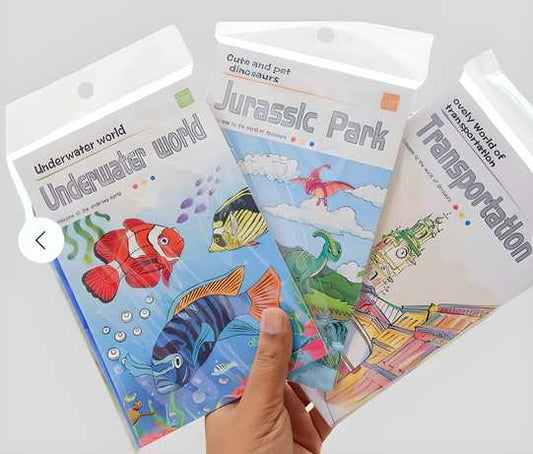 Water Coloring Books (3 pcs) - Cheap bazar