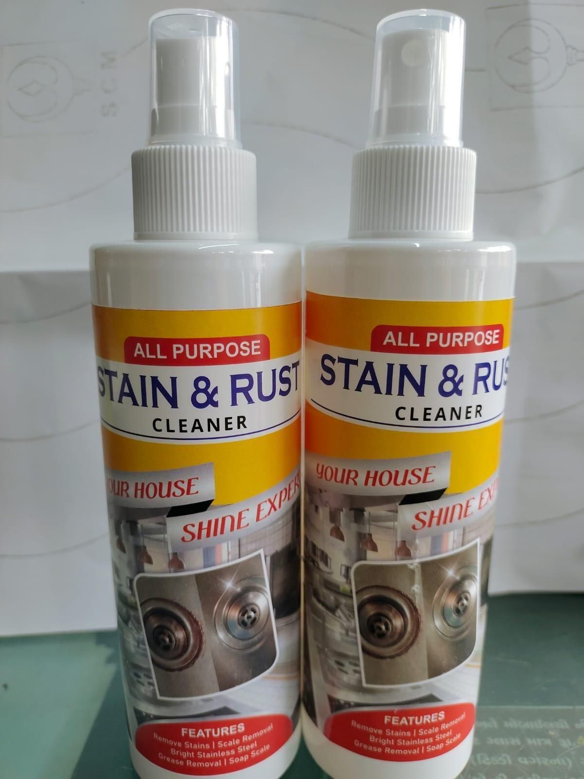 Multipurpose Stain & Rust Remover Spray for Cleaning & Protection From Dust 200ml (Pack of 2) - Cheap bazar