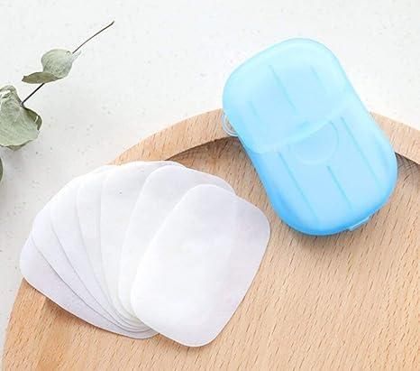 3 Pcs Portable Disposable Mini Scented Paper Soap - Cheap bazar