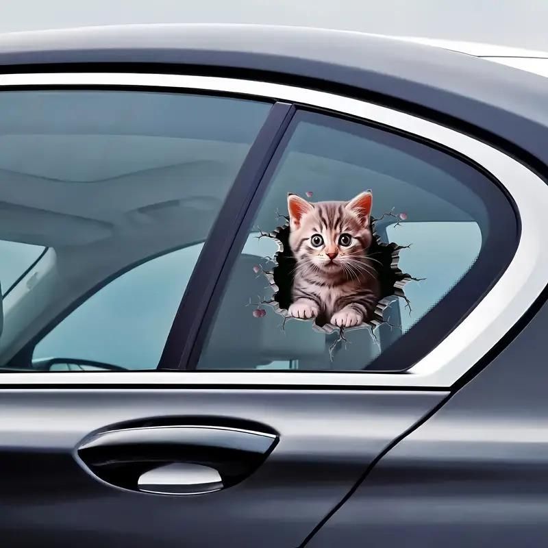 Durable Cat Pattern Car Sticker - Cheap bazar