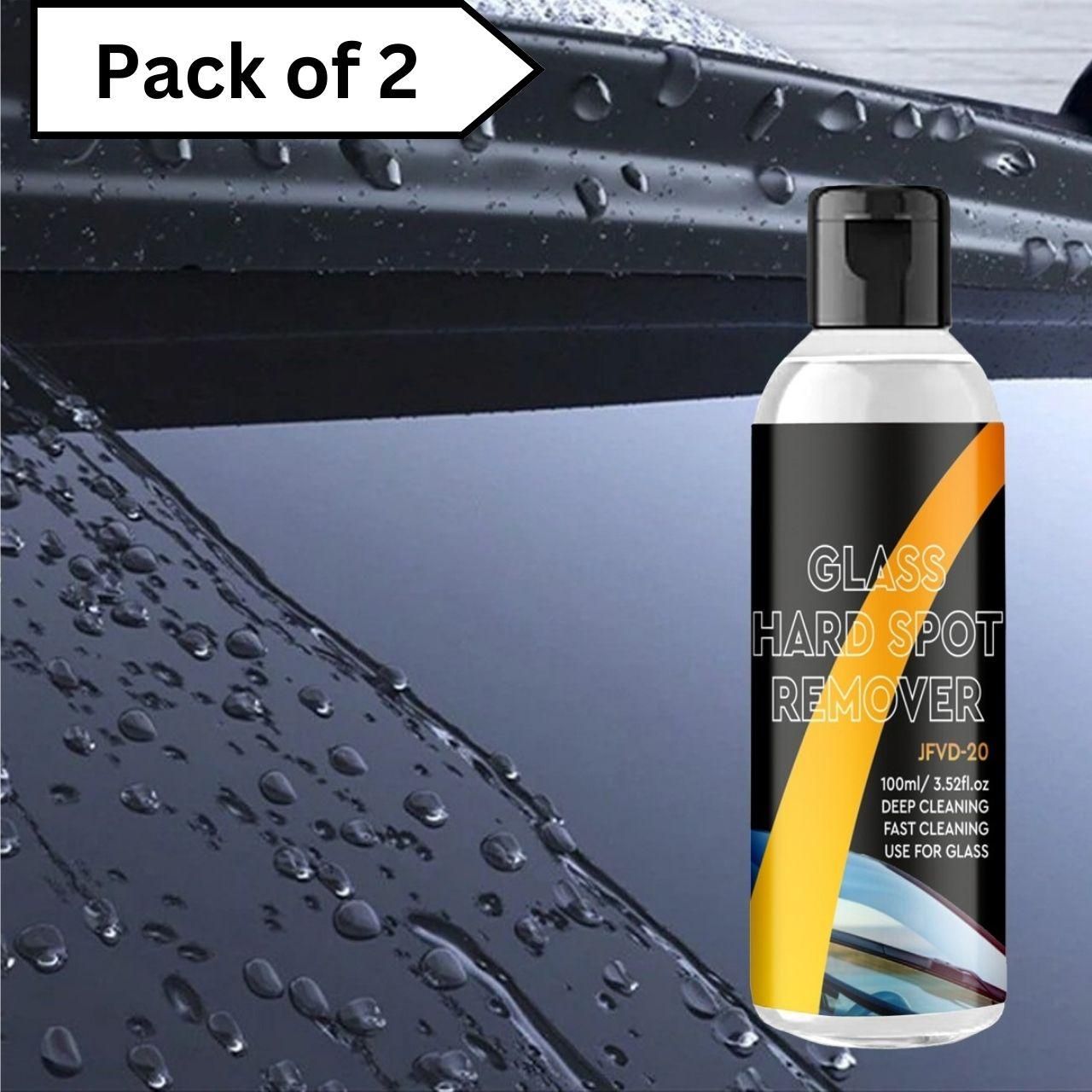 Car Glass Oil Film Cleaner (Pack of 2) - Cheap bazar