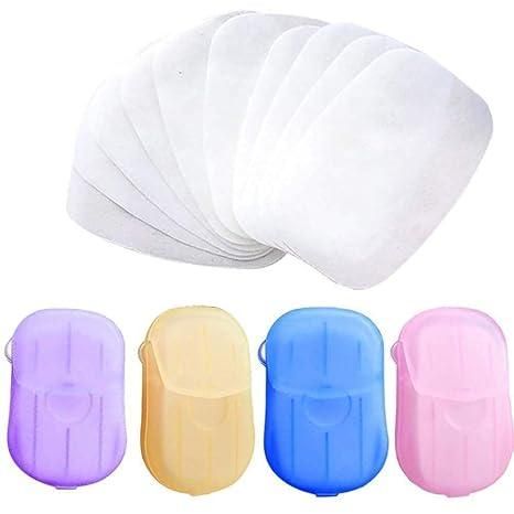 3 Pcs Portable Disposable Mini Scented Paper Soap - Cheap bazar