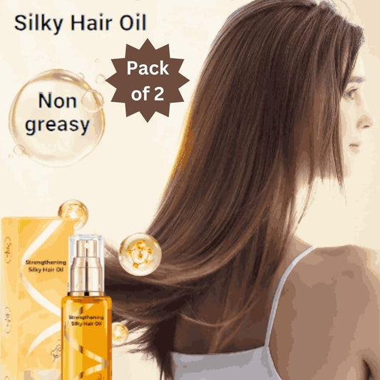 Straitening Silky Hair Oil 250 ML (Pack of 2) - Cheap bazar