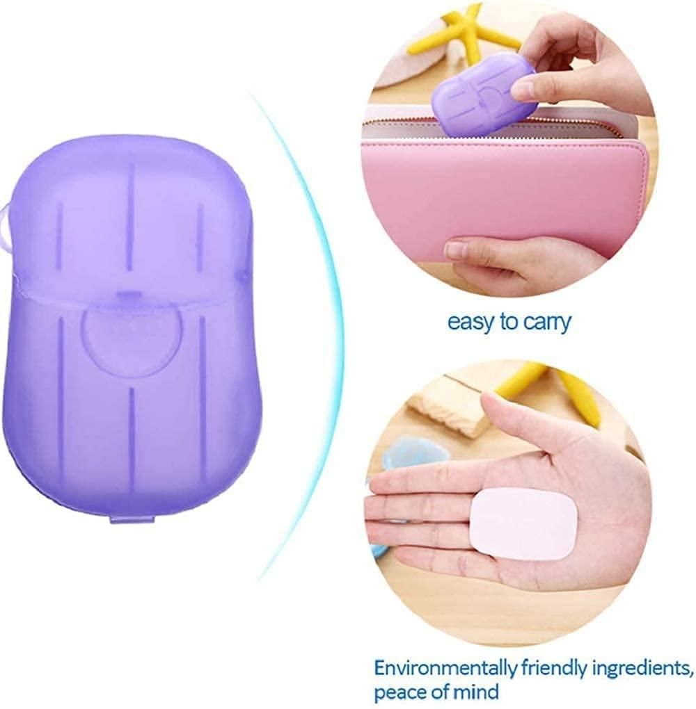 3 Pcs Portable Disposable Mini Scented Paper Soap - Cheap bazar