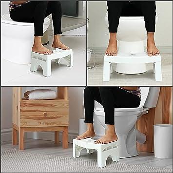 Plastic Foldable Anti-Constipation Potty Training Stool with Air Freshener Slot