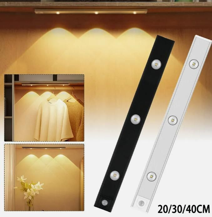 LED PIR Motion Sensor Cabinet  With USB Rechargeble - Cheap bazar