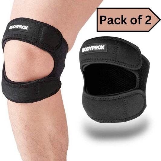 Knee Pain Relief Adjustable Neoprene Knee Strap (Pack of 2) - Cheap bazar