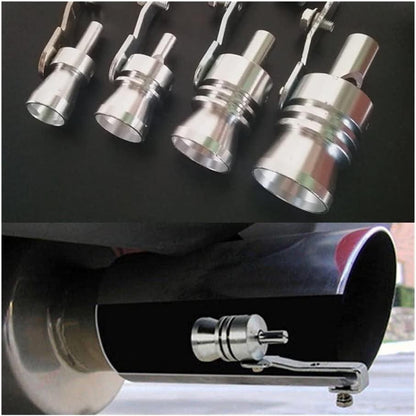 Medium Universal Turbo Sound Noise Exhaust Muffler Pipe Whistle - Cheap bazar