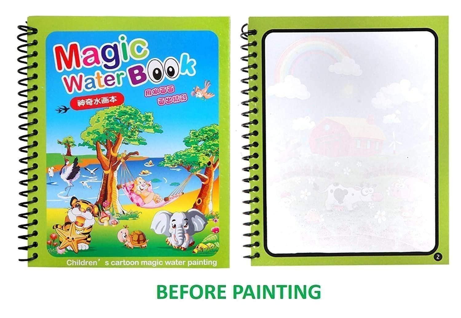 Reusable Magic Water Painting Book - Cheap bazar