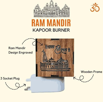 3-in-1 Ayodhya Ram Mandir Aroma Burner & Night lamp - Cheap bazar