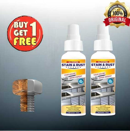 Multipurpose Stain & Rust Remover Spray for Cleaning & Protection From Dust 200ml (Pack of 2) - Cheap bazar