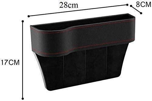 Seat Pockets PU Leather Car Console Side Organizer with Assorted Colour Pack of 2 - Cheap bazar