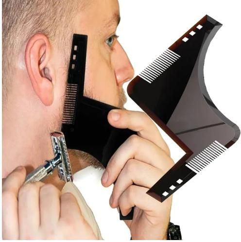 Beard Shaper Tool With Comb For Men - Cheap bazar