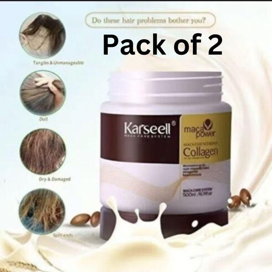 Karseell Maca Power Collagen Hair Mask 100ml (Pack of 2) - Cheap bazar