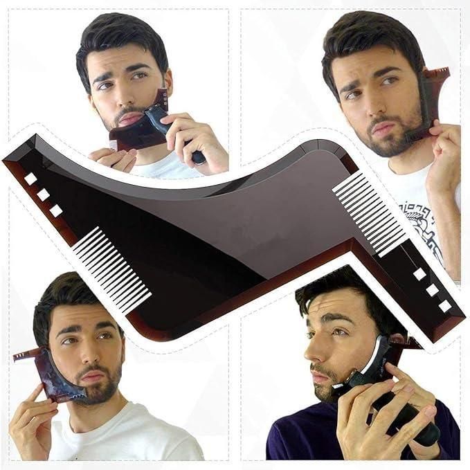 Beard Shaper Tool With Comb For Men - Cheap bazar