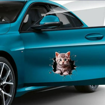 Durable Cat Pattern Car Sticker - Cheap bazar