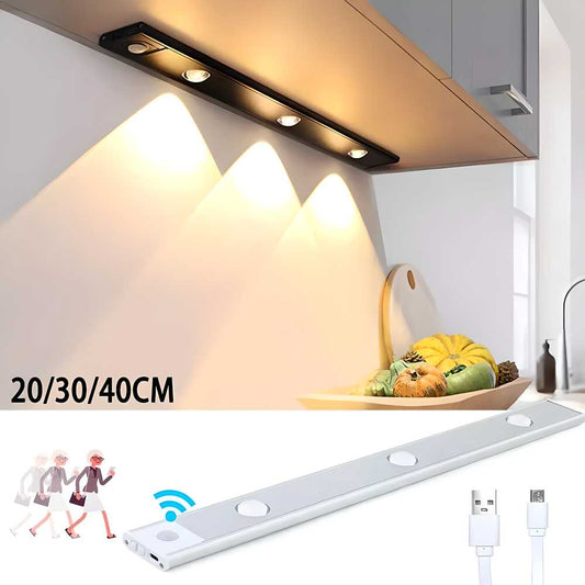 LED PIR Motion Sensor Cabinet  With USB Rechargeble - Cheap bazar